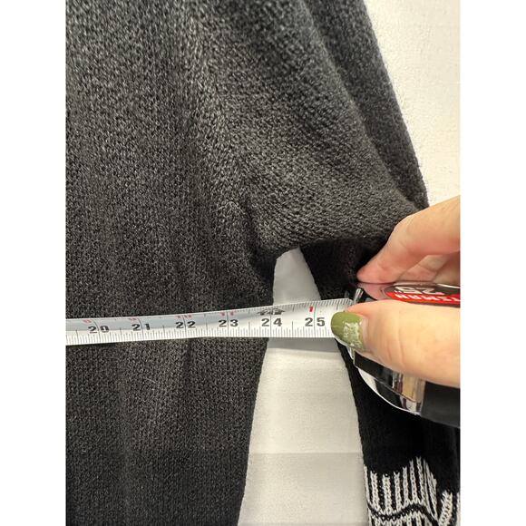 BloomChic Oversized Fringe Knit Cardigan Boho Western Cozycore Plus Size 14–16 - Picture 5 of 8